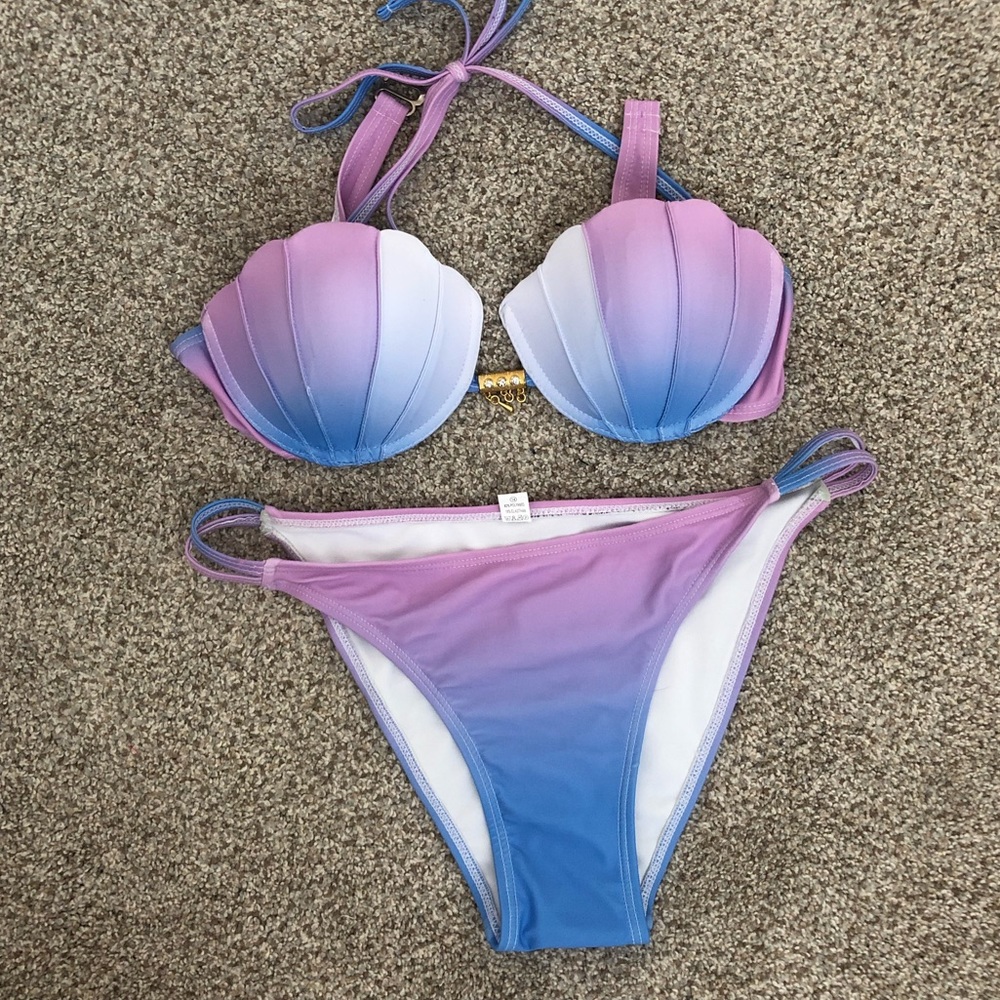 NWOT Mermaid Purple Bikini Set